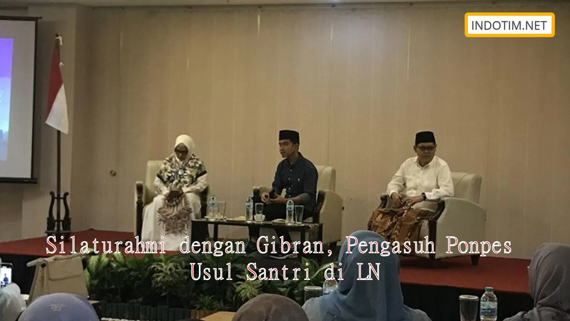 Silaturahmi dengan Gibran, Pengasuh Ponpes Usul Santri di LN