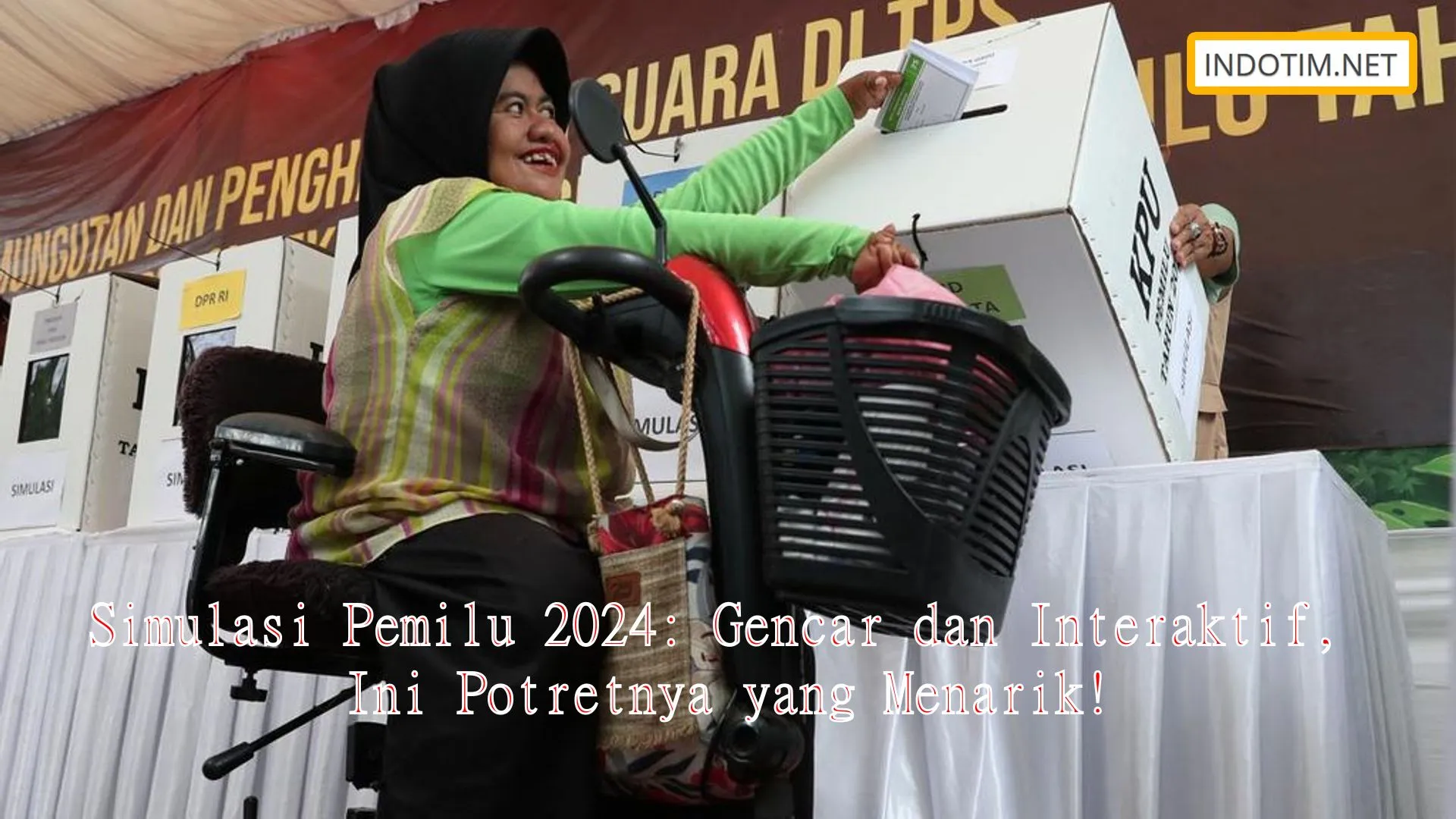 Simulasi Pemilu 2024: Gencar dan Interaktif, Ini Potretnya yang Menarik!