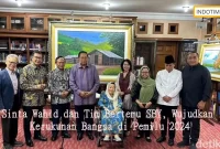 Sinta Wahid dan Tim Bertemu SBY, Wujudkan Kerukunan Bangsa di Pemilu 2024