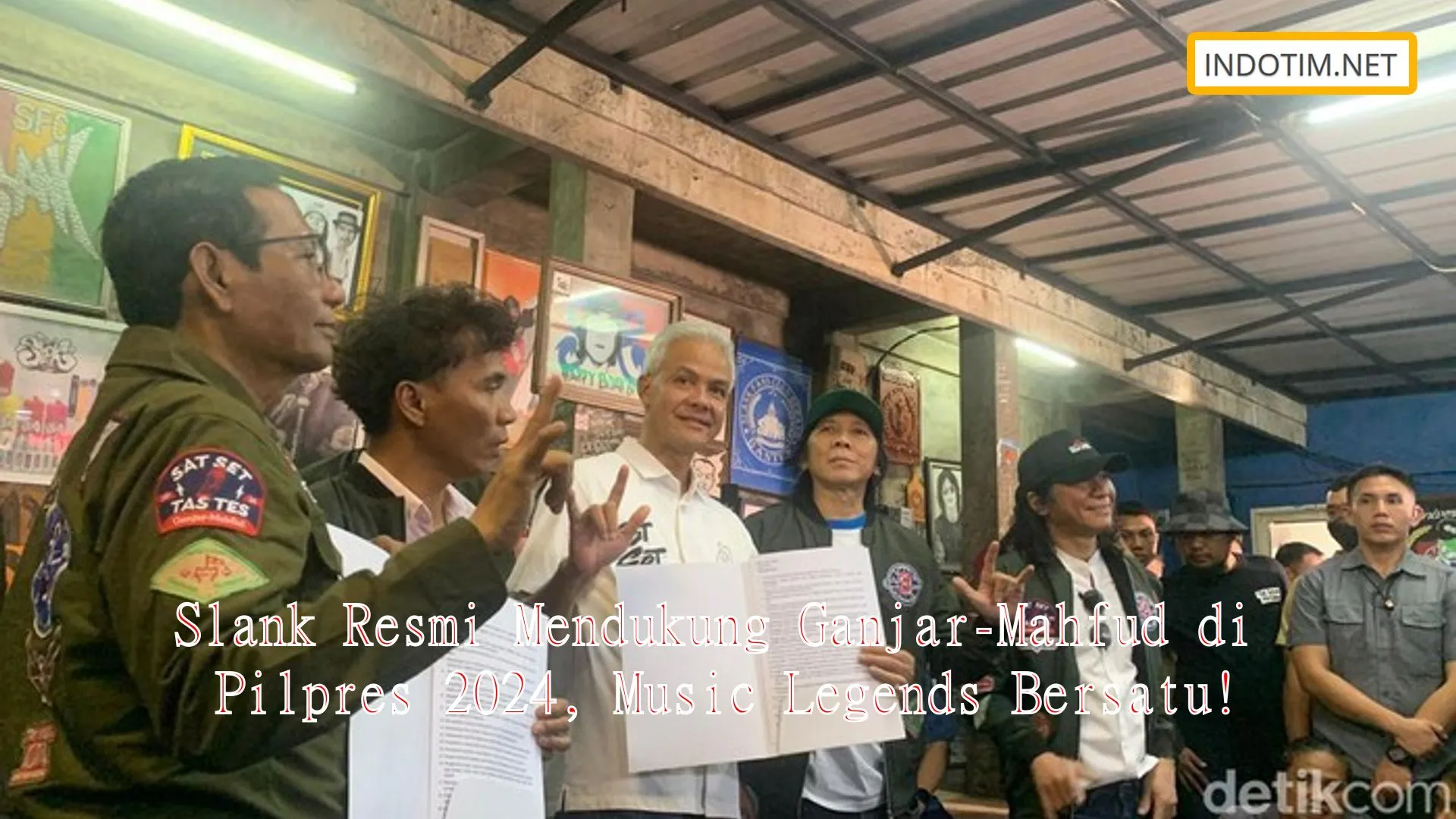 Slank Resmi Mendukung Ganjar-Mahfud di Pilpres 2024, Music Legends Bersatu!