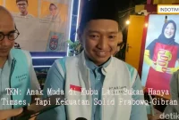 TKN: Anak Muda di Kubu Lain Bukan Hanya Timses, Tapi Kekuatan Solid Prabowo-Gibran