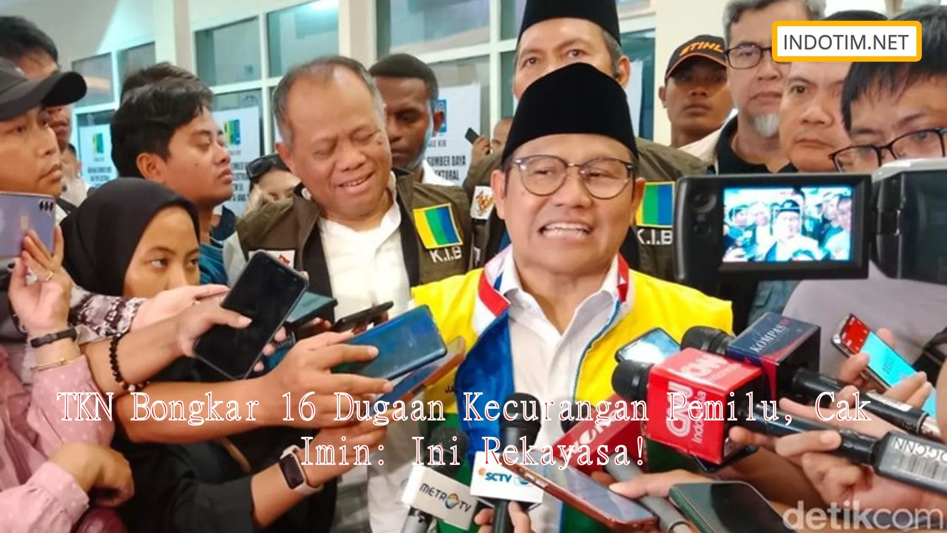 TKN Bongkar 16 Dugaan Kecurangan Pemilu, Cak Imin: Ini Rekayasa!