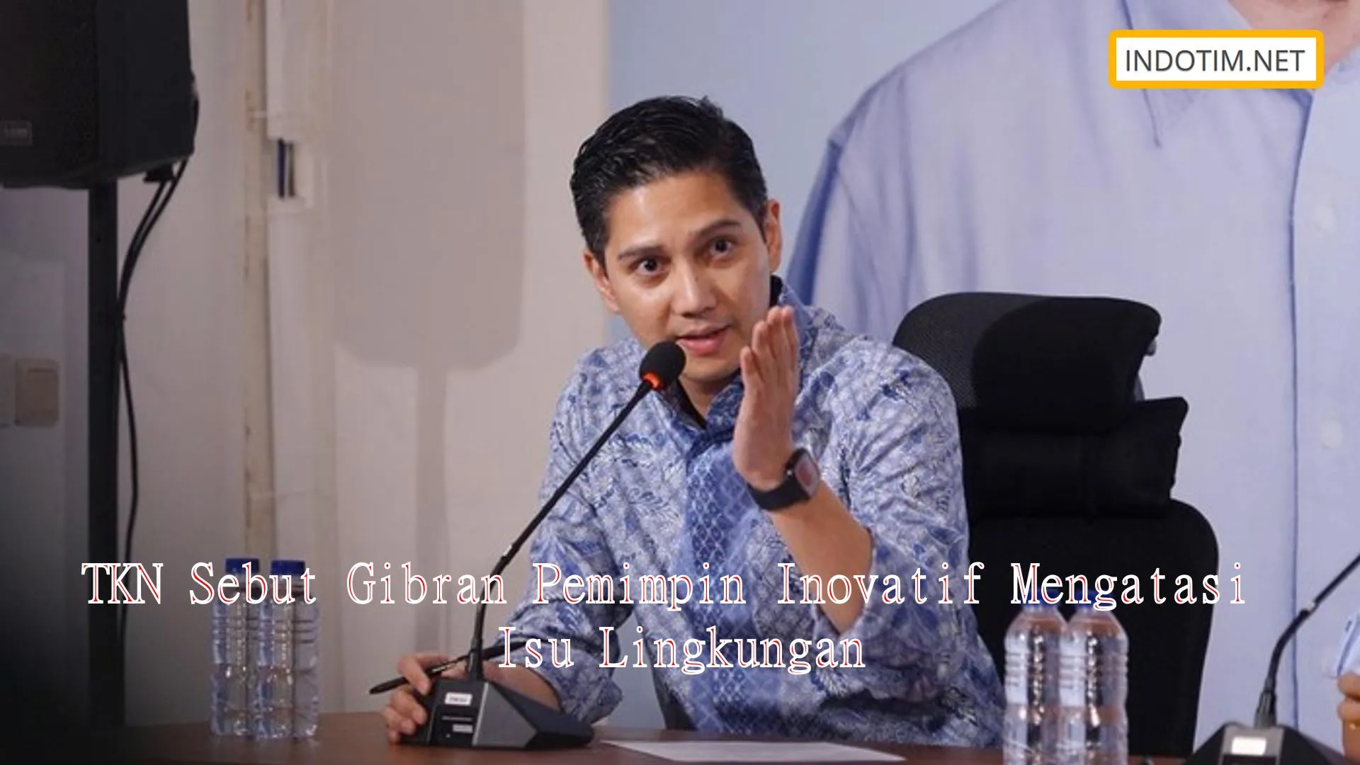 TKN Sebut Gibran Pemimpin Inovatif Mengatasi Isu Lingkungan