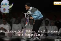 TKN soal Gaya Debat Gibran: Ada Politainment, Ingin Suasana Santai