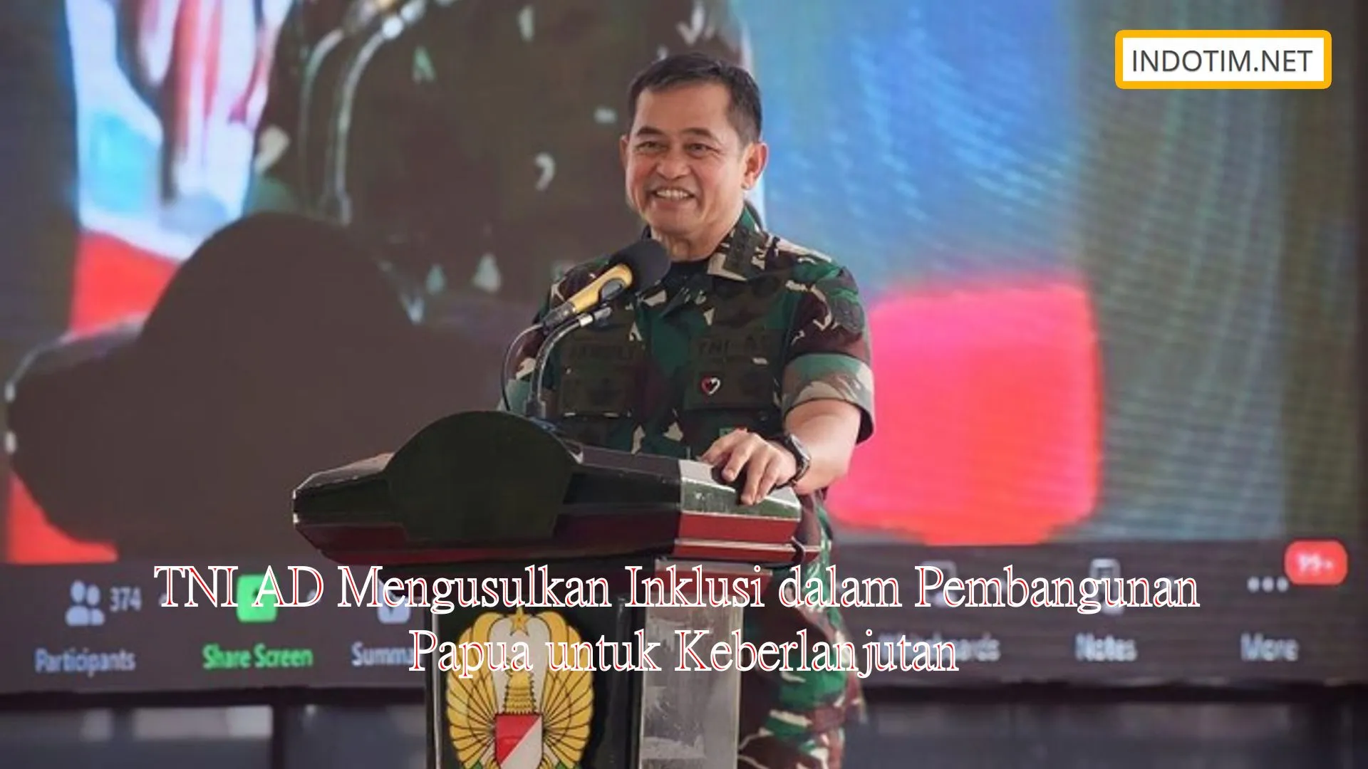 TNI AD Mengusulkan Inklusi dalam Pembangunan Papua untuk Keberlanjutan