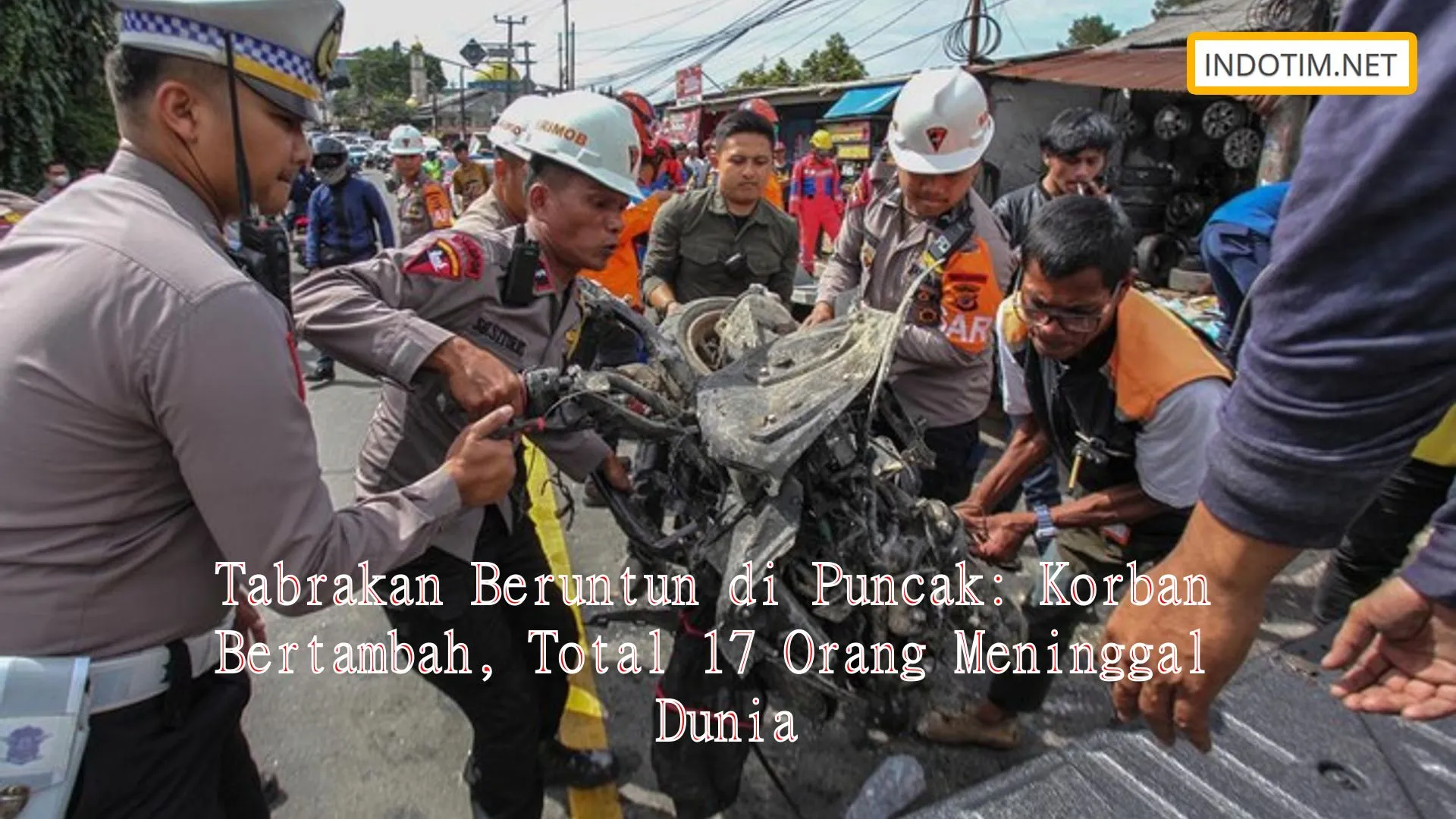 Tabrakan Beruntun di Puncak: Korban Bertambah, Total 17 Orang Meninggal Dunia