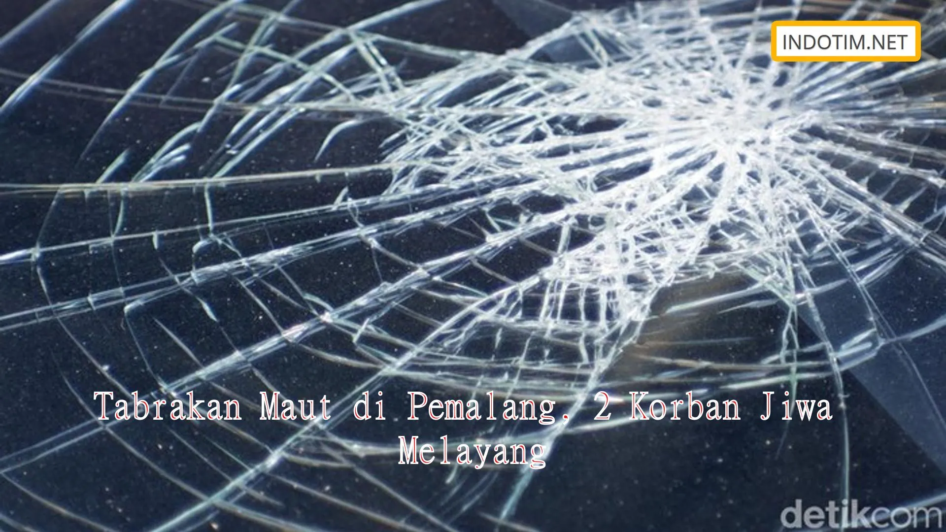 Tabrakan Maut di Pemalang, 2 Korban Jiwa Melayang