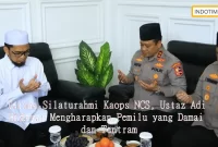 Terima Silaturahmi Kaops NCS, Ustaz Adi Hidayat Mengharapkan Pemilu yang Damai dan Tentram