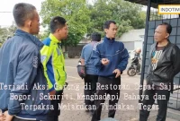 Terjadi Aksi Garong di Restoran Cepat Saji Bogor, Sekuriti Menghadapi Bahaya dan Terpaksa Melakukan Tindakan Tegas