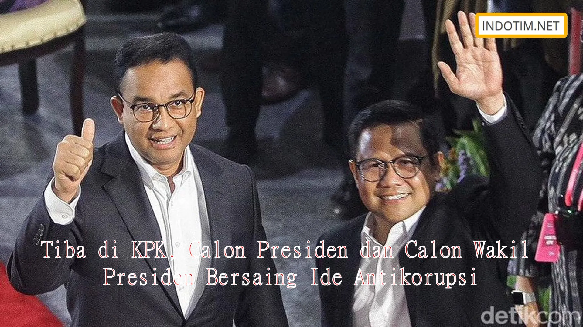 Tiba di KPK, Calon Presiden dan Calon Wakil Presiden Bersaing Ide Antikorupsi