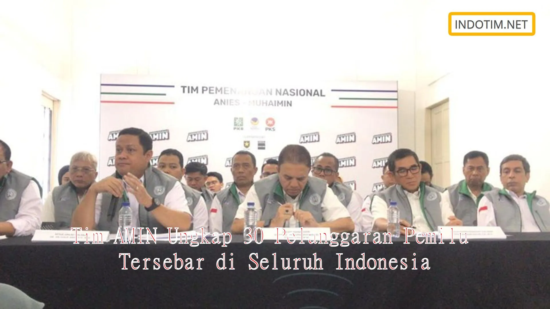 Tim AMIN Ungkap 30 Pelanggaran Pemilu Tersebar di Seluruh Indonesia