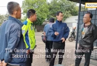 Tim Garong Berkapak Menangkap Pemburu Sekuriti Restoran Pizza di Bogor