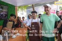 Tinjau UMKM di SeliweRUN: Ganjar Dorong Ketahanan Pangan dan Entrepreneurship