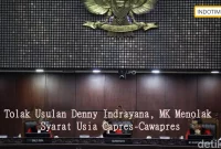 Tolak Usulan Denny Indrayana, MK Menolak Syarat Usia Capres-Cawapres