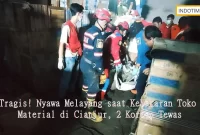 Tragis! Nyawa Melayang saat Kebakaran Toko Material di Cianjur, 2 Korban Tewas
