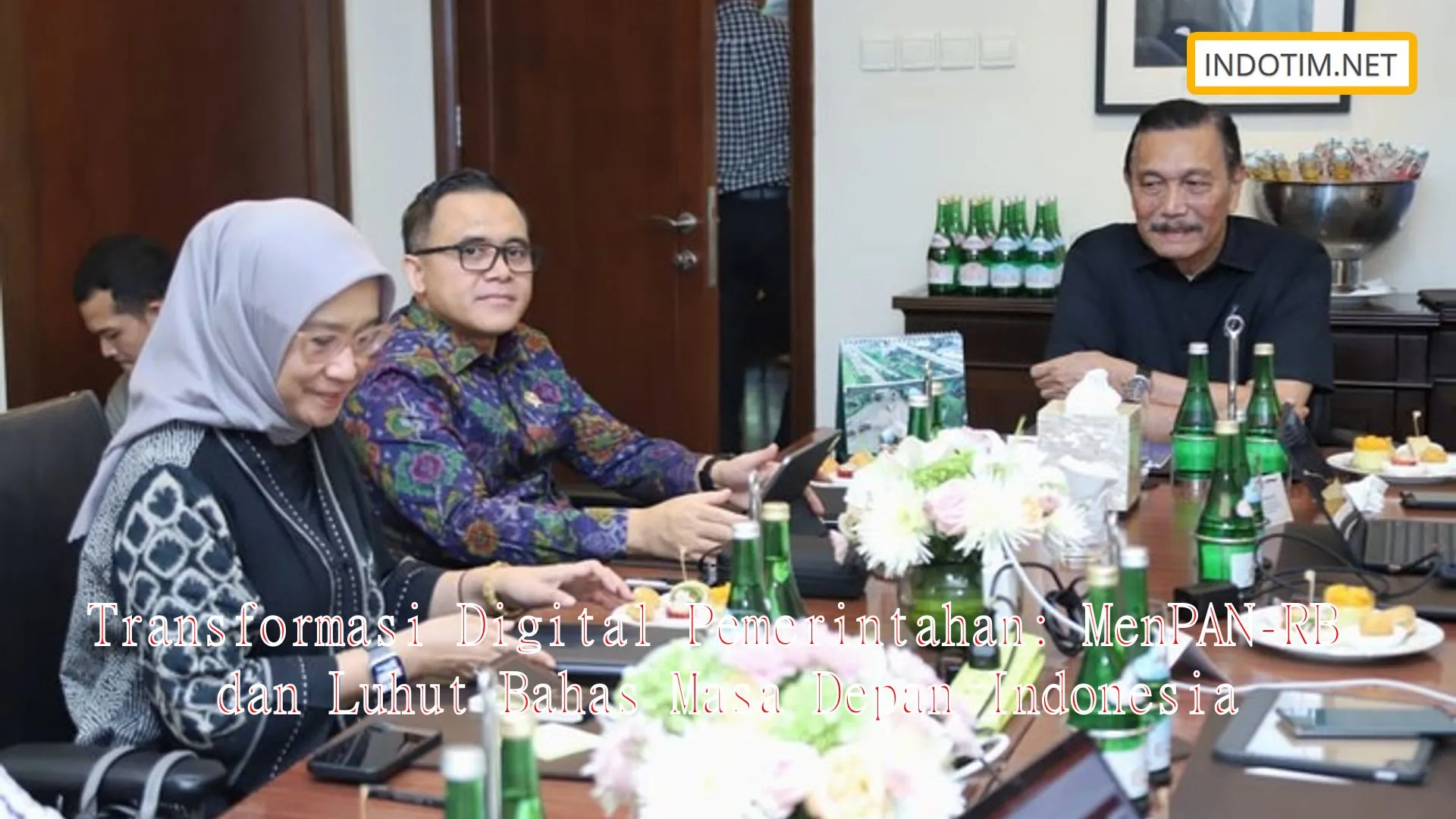 Transformasi Digital Pemerintahan: MenPAN-RB dan Luhut Bahas Masa Depan Indonesia