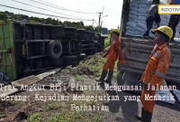 Truk Angkut Biji Plastik Menguasai Jalanan Serang: Kejadian Mengejutkan yang Menarik Perhatian