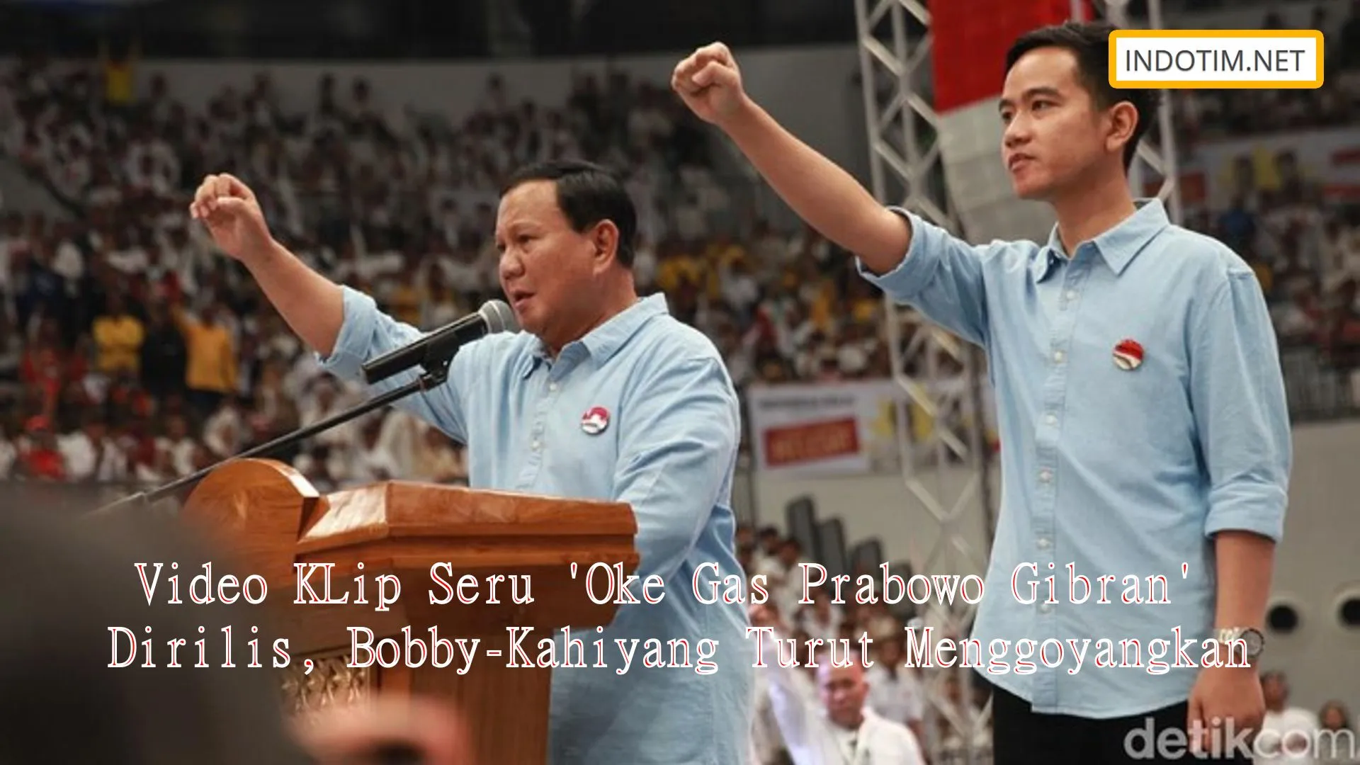 Video KLip Seru 'Oke Gas Prabowo Gibran' Dirilis, Bobby-Kahiyang Turut Menggoyangkan