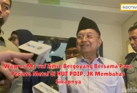 Wapres Ma'ruf Amin Bergoyang Bersama Para Pecinta Metal di HUT PDIP, JK Membahas Sikapnya