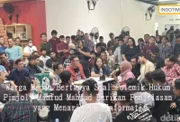 Warga Medan Bertanya Soal Polemik Hukum Pinjol, Mahfud Mahfud Berikan Penjelasan yang Menarik dan Informatif