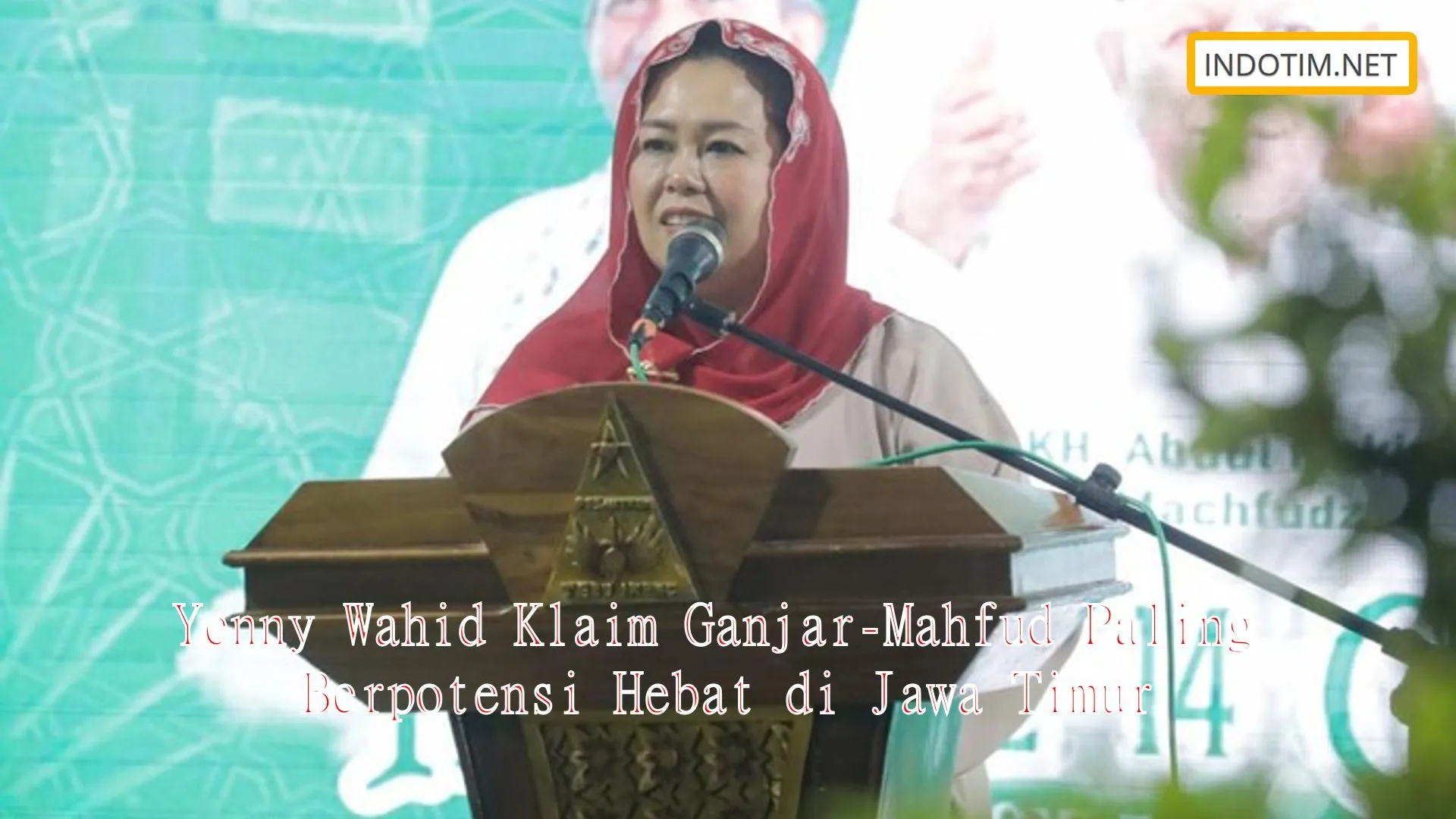 Yenny Wahid Klaim Ganjar-Mahfud Paling Berpotensi Hebat di Jawa Timur