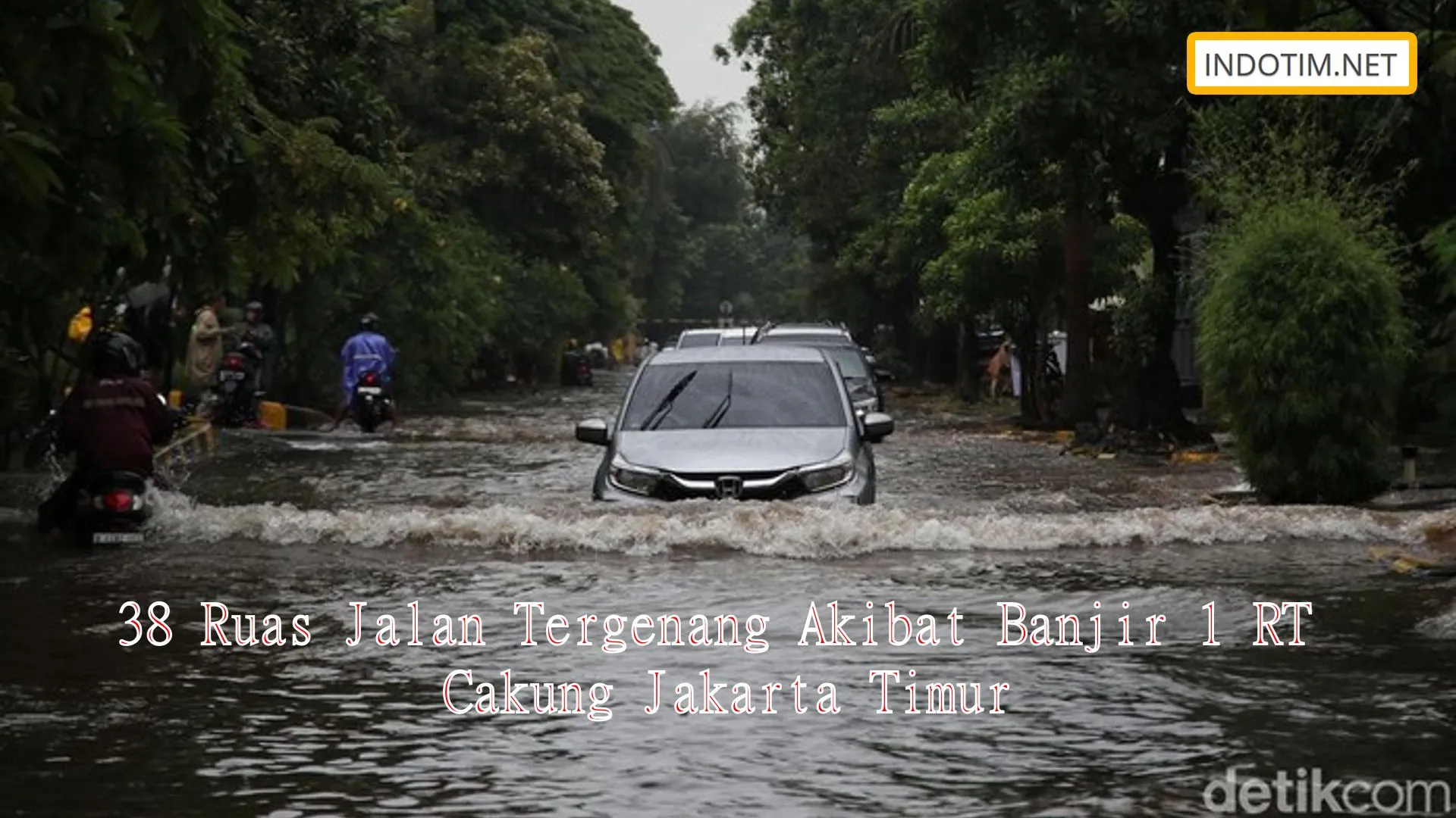 38 Ruas Jalan Tergenang Akibat Banjir 1 RT Cakung Jakarta Timur