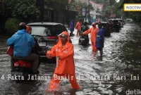 4 Fakta Jalanan Banjir di Jakarta Hari Ini