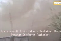 5 Kontrakan di Timur Jakarta Terbakar, Upaya Pemadam Kebakaran Terhambat