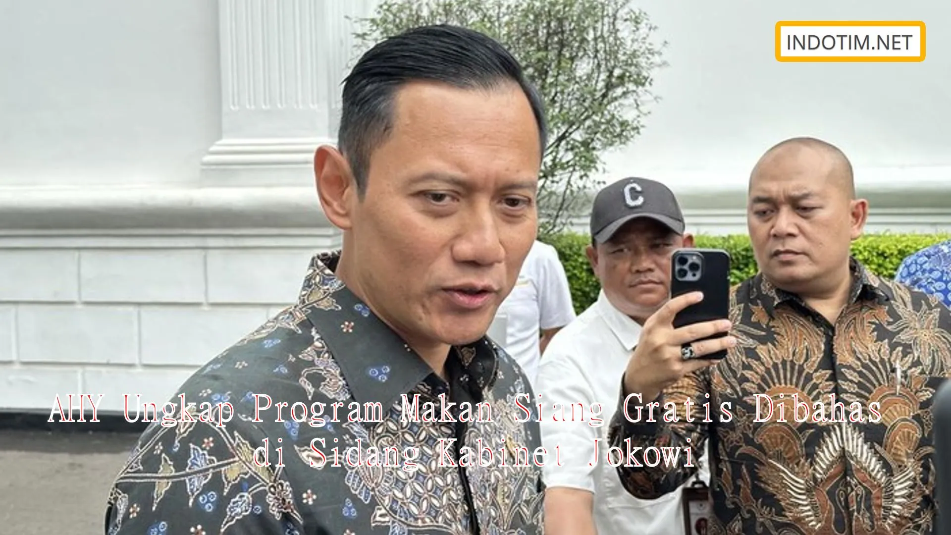 AHY Ungkap Program Makan Siang Gratis Dibahas di Sidang Kabinet Jokowi