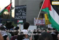 Aksi Dukungan Warga AS untuk Aaron Bushnell, Aktivis Palestina