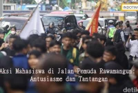 Aksi Mahasiswa di Jalan Pemuda Rawamangun: Antusiasme dan Tantangan