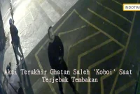 Aksi Terakhir Ghatan Saleh 'Koboi' Saat Terjebak Tembakan