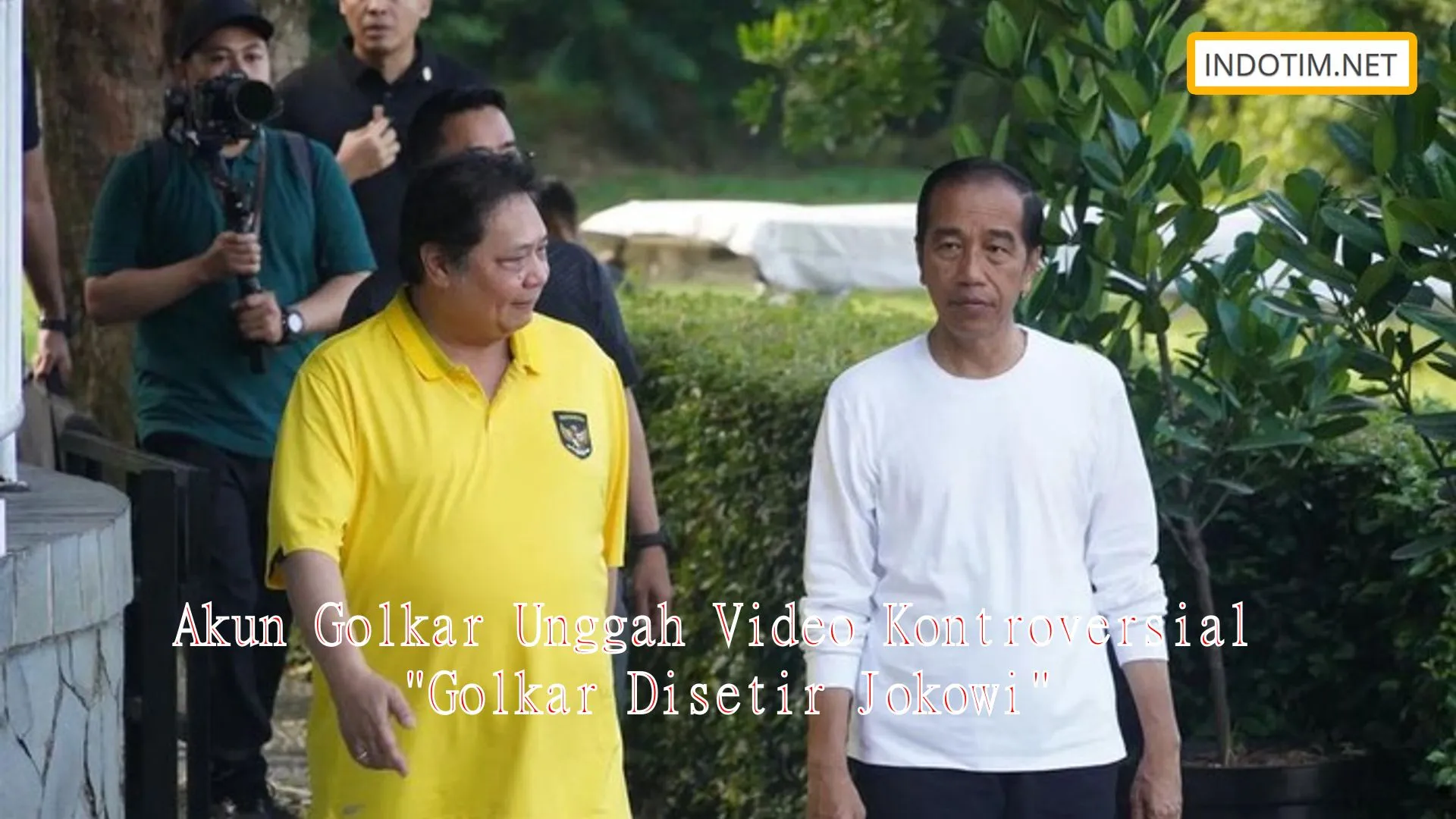 Akun Golkar Unggah Video Kontroversial "Golkar Disetir Jokowi"