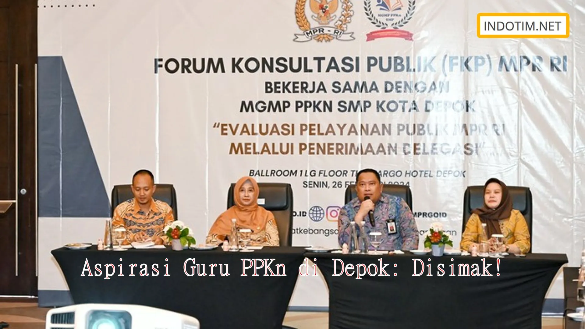 Aspirasi Guru PPKn di Depok: Disimak!