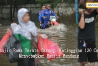 Banjir Rawa Terate Cakung: Ketinggian 120 Cm Menyebabkan Banjir Bandang