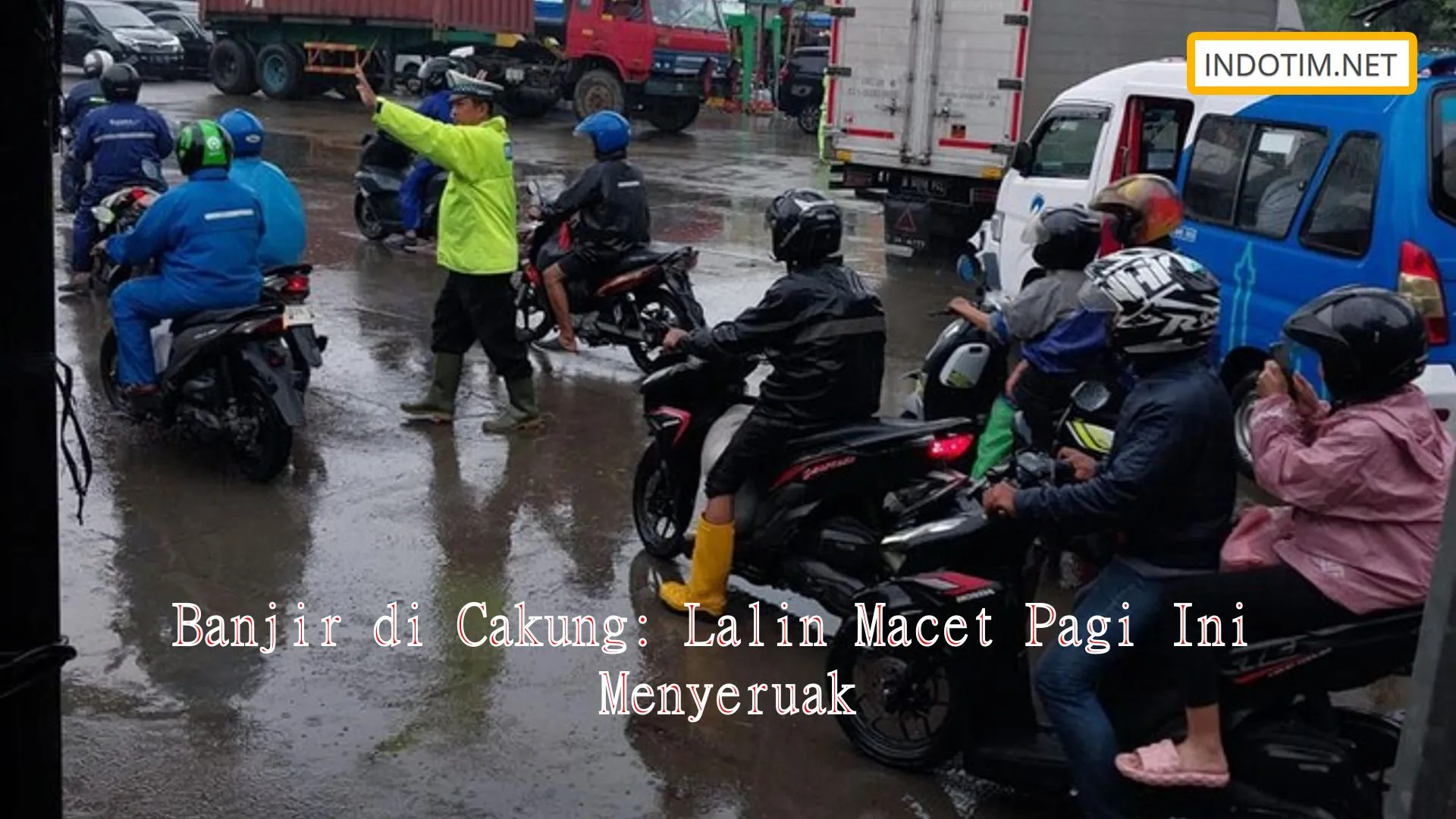 Banjir di Cakung: Lalin Macet Pagi Ini Menyeruak