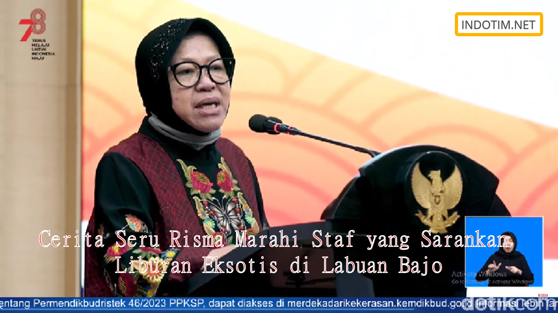 Cerita Seru Risma Marahi Staf yang Sarankan Liburan Eksotis di Labuan Bajo