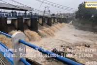 Ciliwung Meluap 70 Cm Setelah Bogor Diguyur Hujan, Bendung Katulampa Siaga 4 Dibuka