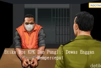 Etika Bos KPK Dan Pungli: Dewas Enggan Mempercepat