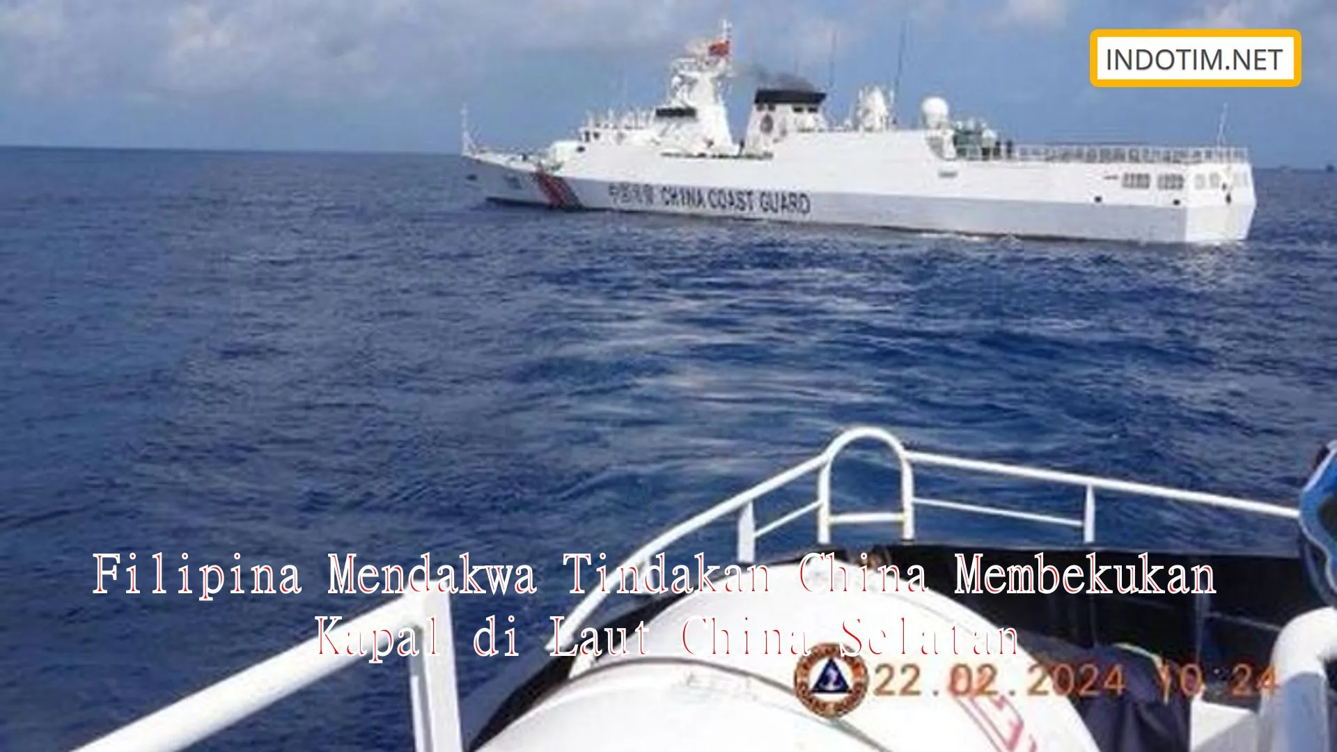 Filipina Mendakwa Tindakan China Membekukan Kapal di Laut China Selatan