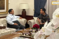Gibran Tegaskan Pertemuan Khusus dengan Prabowo Tanpa Bahas Angket