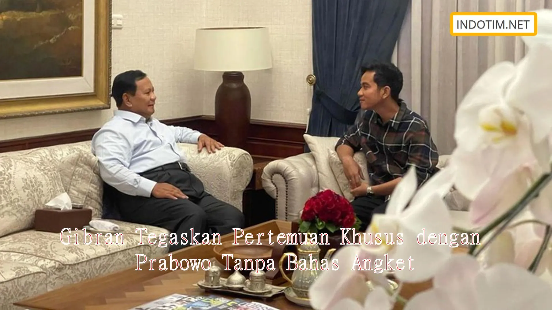 Gibran Tegaskan Pertemuan Khusus dengan Prabowo Tanpa Bahas Angket