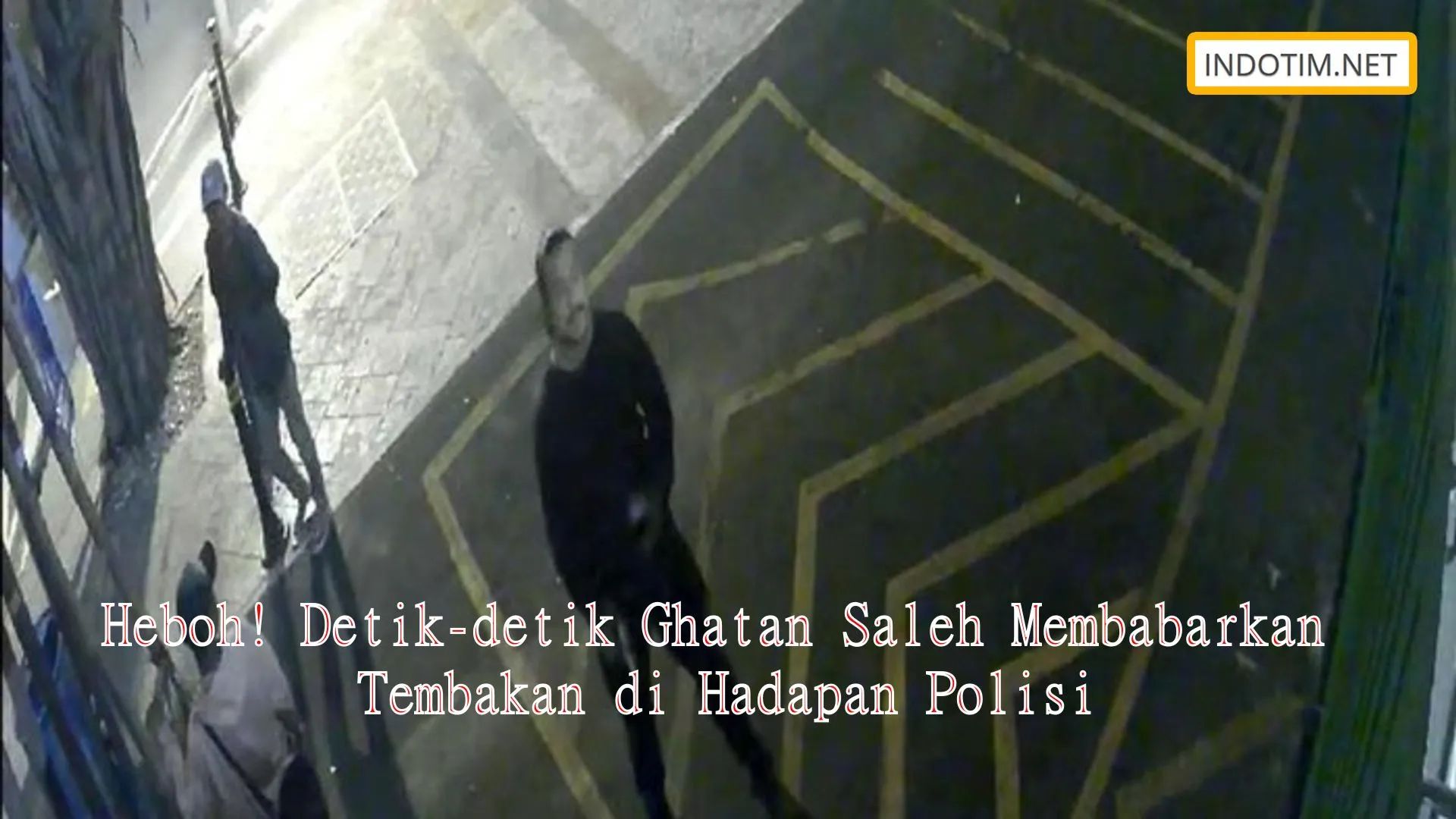 Heboh! Detik-detik Ghatan Saleh Membabarkan Tembakan di Hadapan Polisi