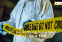 Ibu-ibu Ditemukan Meninggal di Kamar Kos Tambora Jakarta Barat