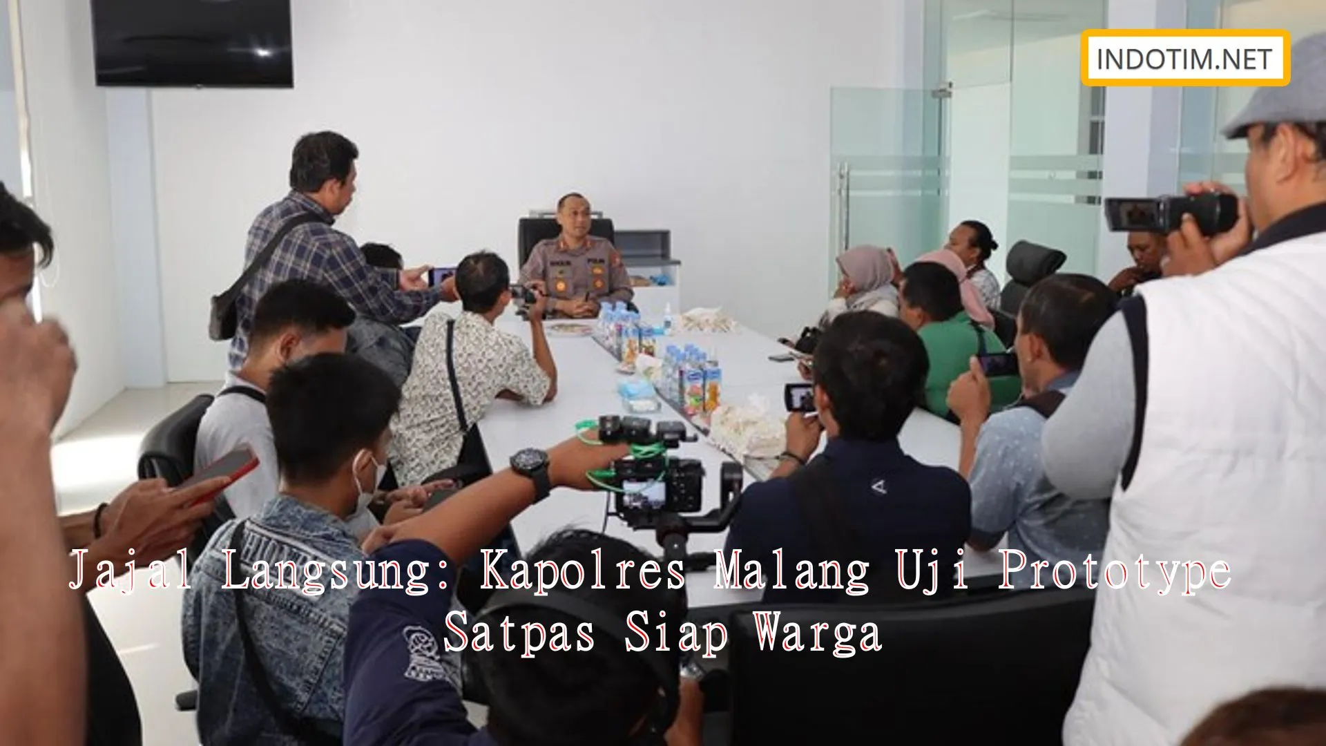 Jajal Langsung: Kapolres Malang Uji Prototype Satpas Siap Warga