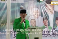 Jawaban Terbaru Sandiaga Uno mengenai Kemungkinan PPP Bergabung ke Prabowo-Gibran