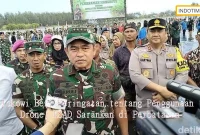 Jokowi Beri Peringatan tentang Penggunaan Drone, KSAD Sarankan di Perbatasan