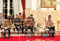 Jokowi Memimpin Sidang Kabinet Paripurna, Moeldoko dan AHY Turut Hadir