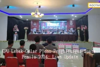 KPU Lebak Gelar Pleno Penghitungan Suara Pemilu 2024: Live Update