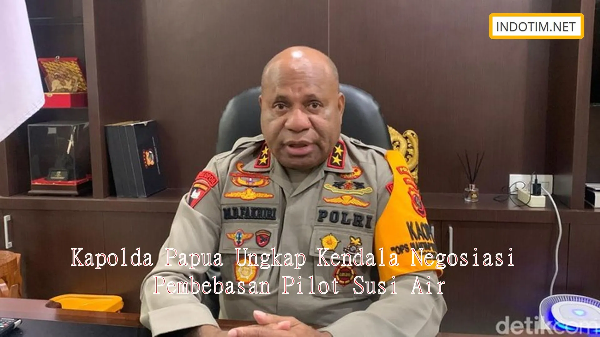 Kapolda Papua Ungkap Kendala Negosiasi Pembebasan Pilot Susi Air